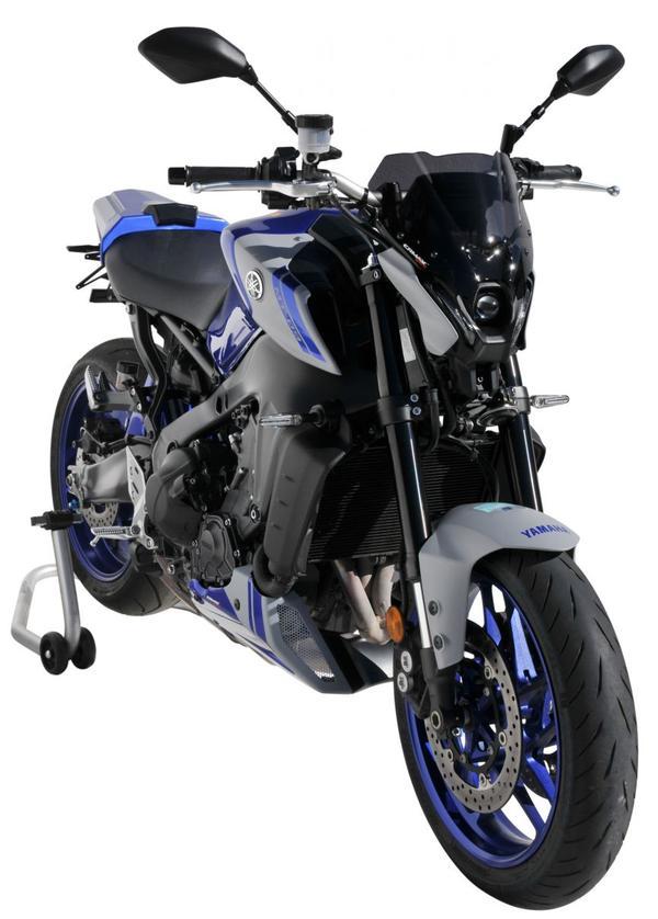 Ermax Sport Screen | Dark Smoke | Yamaha MT-09 2021>2023 - Pyramid Motorcycle Accessories