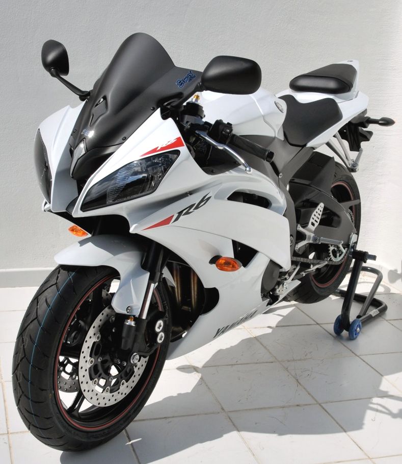 Ermax Sport Screen | Satin Black (Opaque) | Yamaha R6 2008>2016 - Shop name