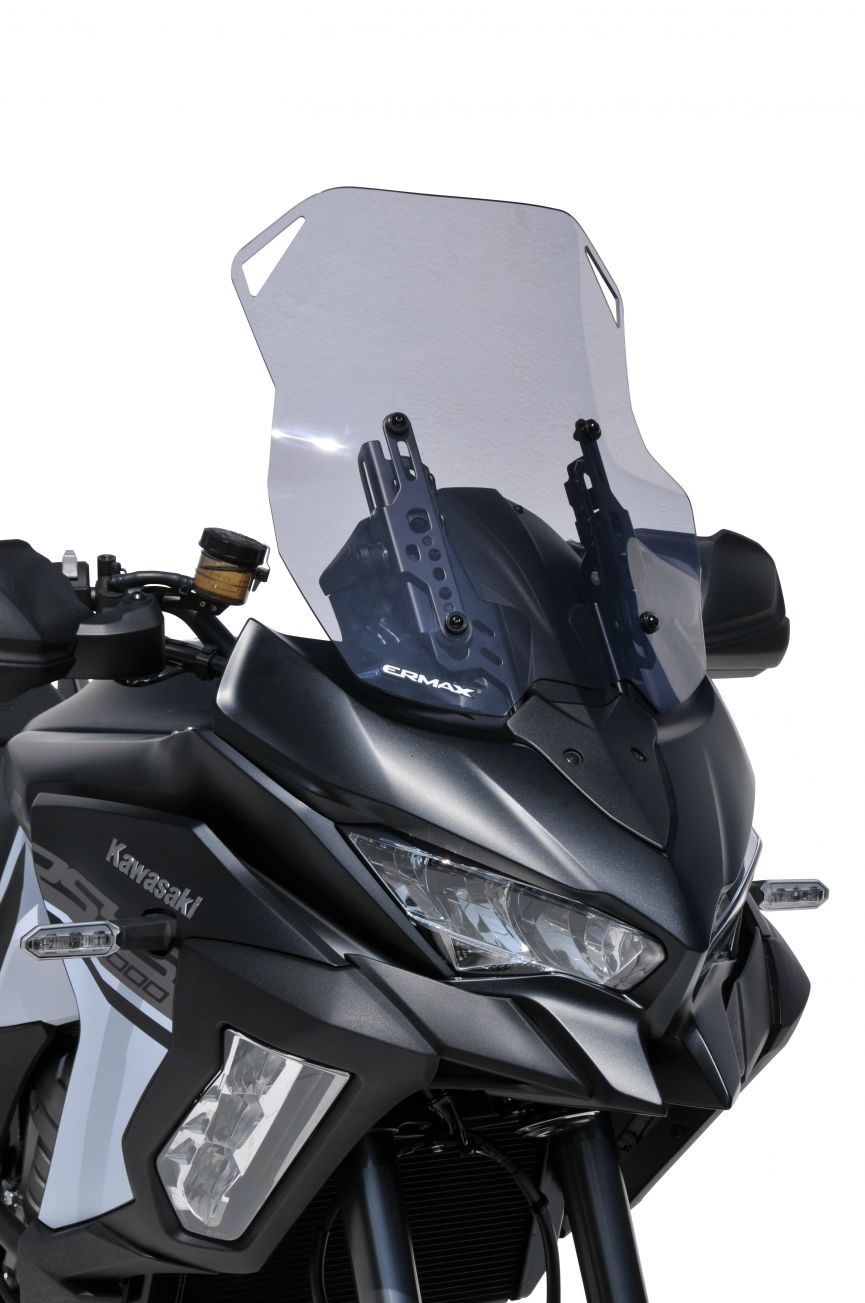 Ermax Touring Screen | Light Smoke | Kawasaki Versys 1000 SE 2019>2024 - Pyramid Motorcycle Accessories