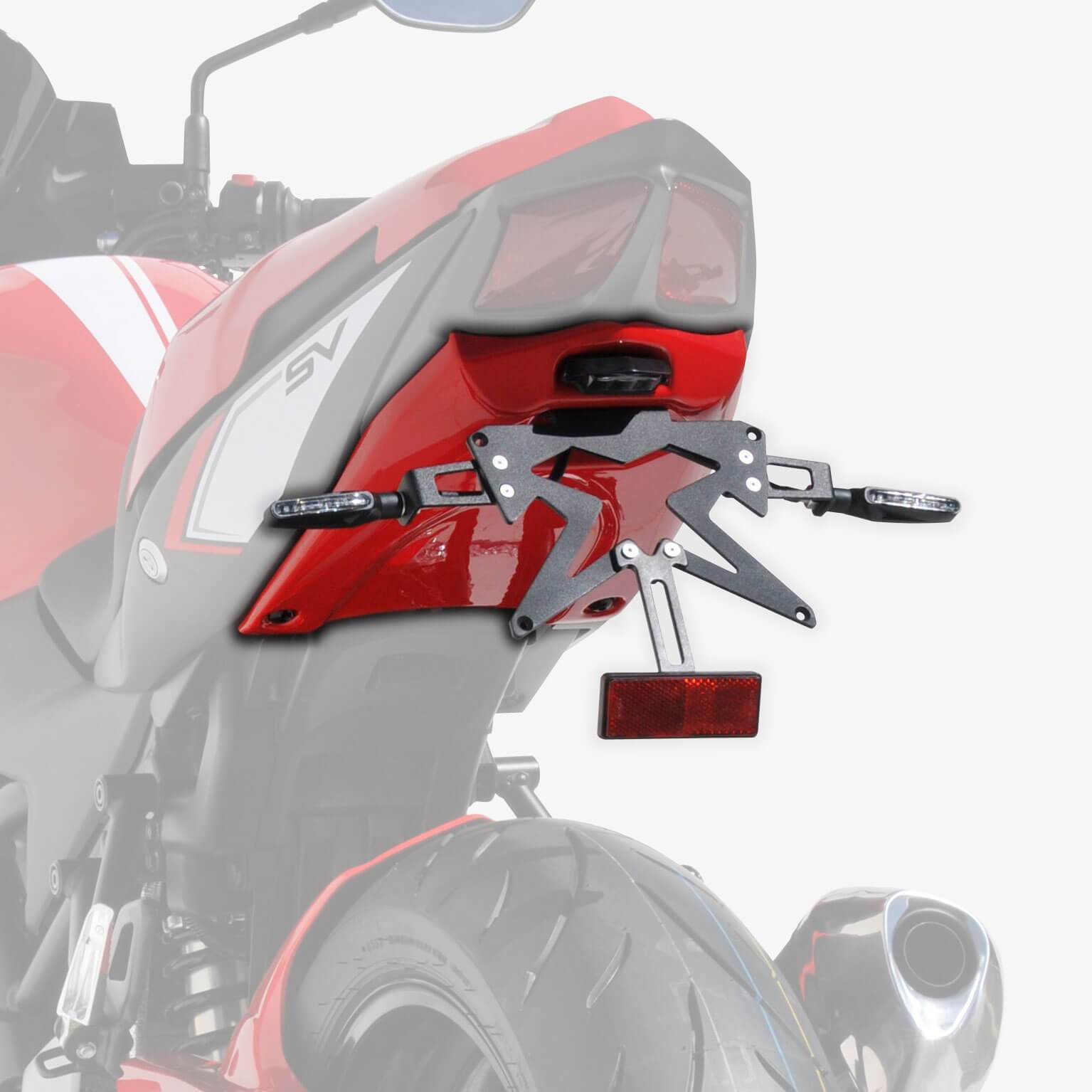 Ermax Undertray | Red (Pearl Mirage Red) | Suzuki SV650 2016>Current - Shop name