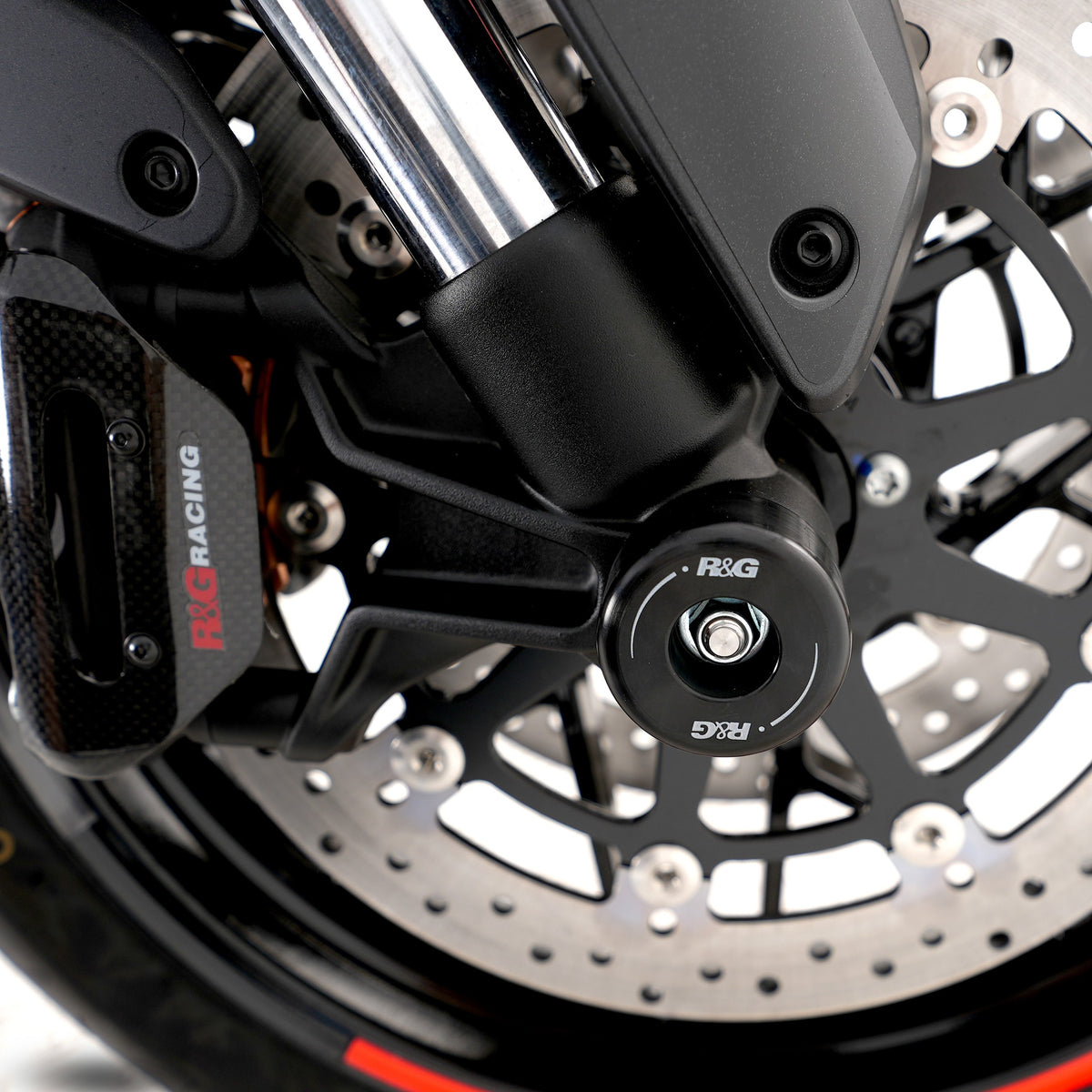 R&G Fork Protectors | Orange | KTM 990 RC R ‘26-, 790 Duke '18-, 990 Duke 2024 /950 Superduke, SuperMoto '20-, 890 Duke R '20- '24 & CFMoto 800NK '23-