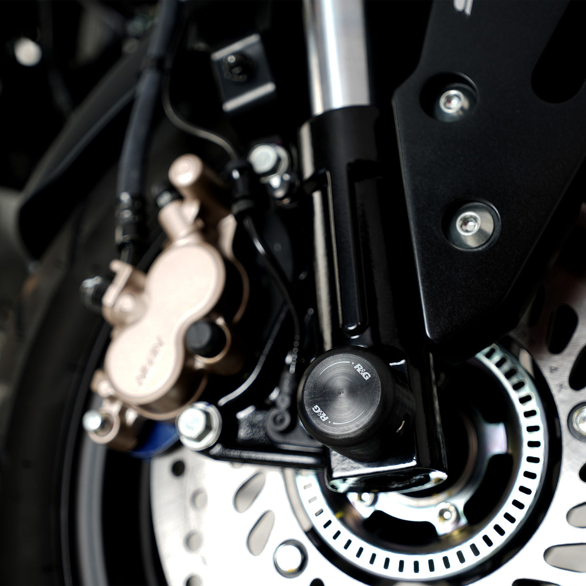 R&G Fork Protectors | Black | Honda CBR125R '11-, MSX125 '13-, Monkey '18-, Dax 125 '22- & Kymco VSR125(i) '19-