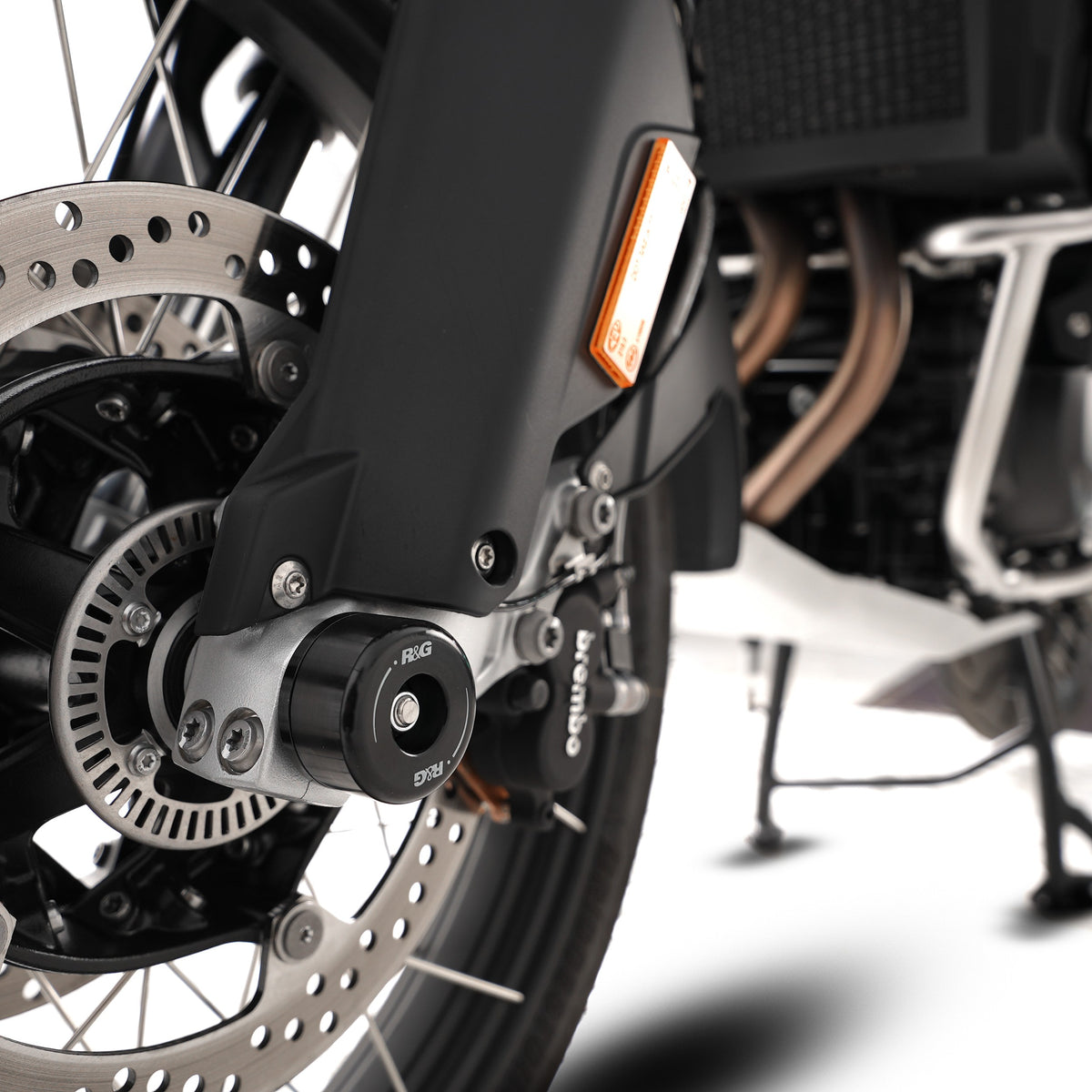 R&G Fork Protectors | Black | BMW F800GS '24-, S1000XR '15-'19, F850GS '18-25, F750GS '18-, F850GSA '19-25 & F900GSA '24- - Pyramid Motorcycle Accessories