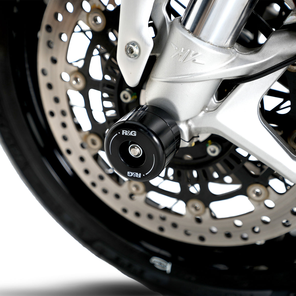 R&G Fork Protectors | Black | MV Agusta Turismo Veloce, Stradale 800 '15- & Brutale 800RR '18-, Dragster 800RR '21-