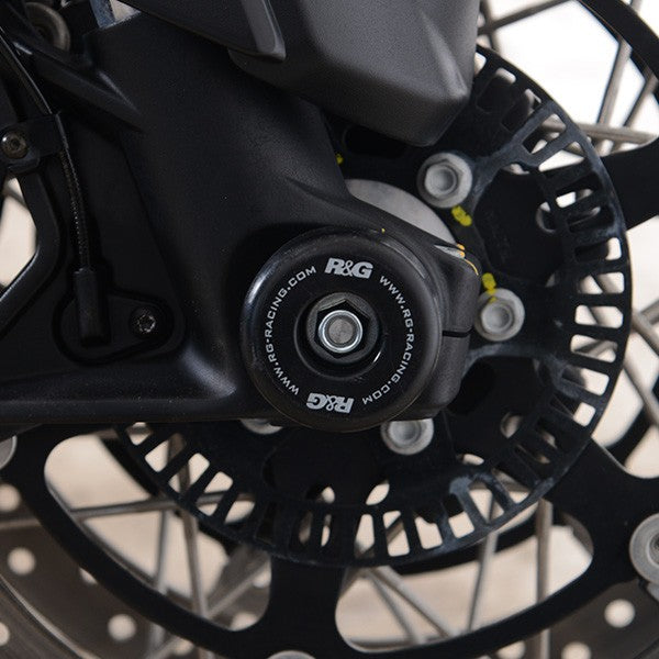 R&G Fork Protectors | Black | Moto Guzzi V85TT '19- & V100 '23-