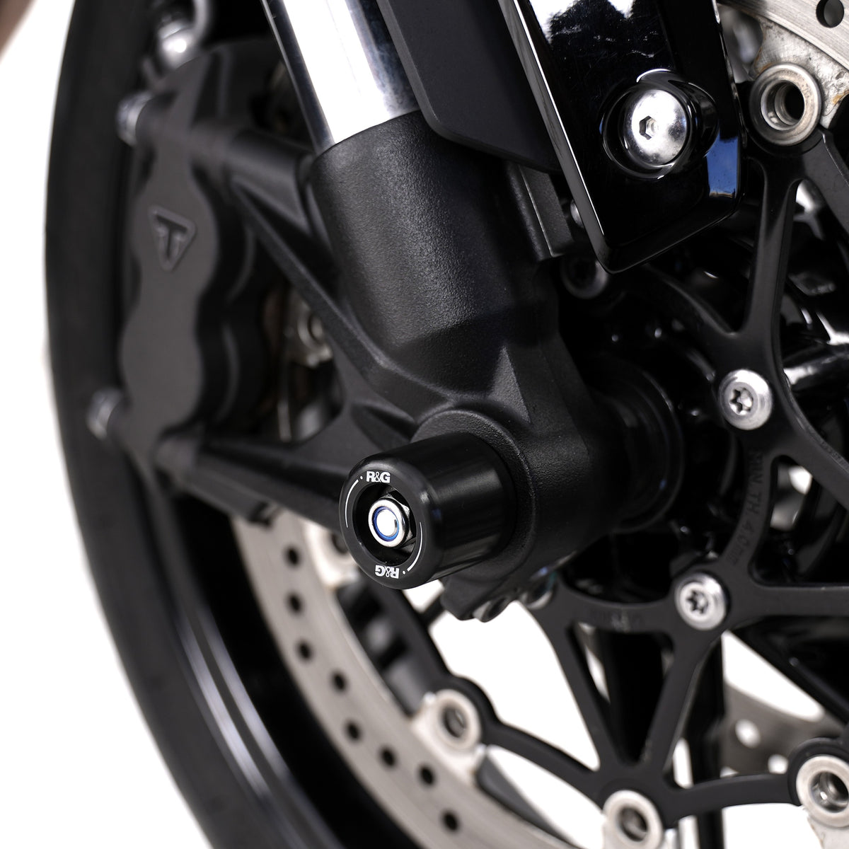 R&G Fork Protectors | Black | Triumph Speed Twin 1200 '21- - Pyramid Motorcycle Accessories