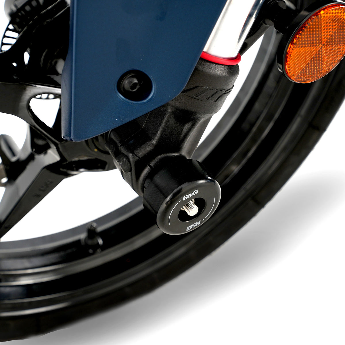 R&G Fork Protectors | Black | KTM RC 390/ RC 200/ RC 125 '22- Duke 125/250/390 '24- & Husqvarna Vitpilen '24-