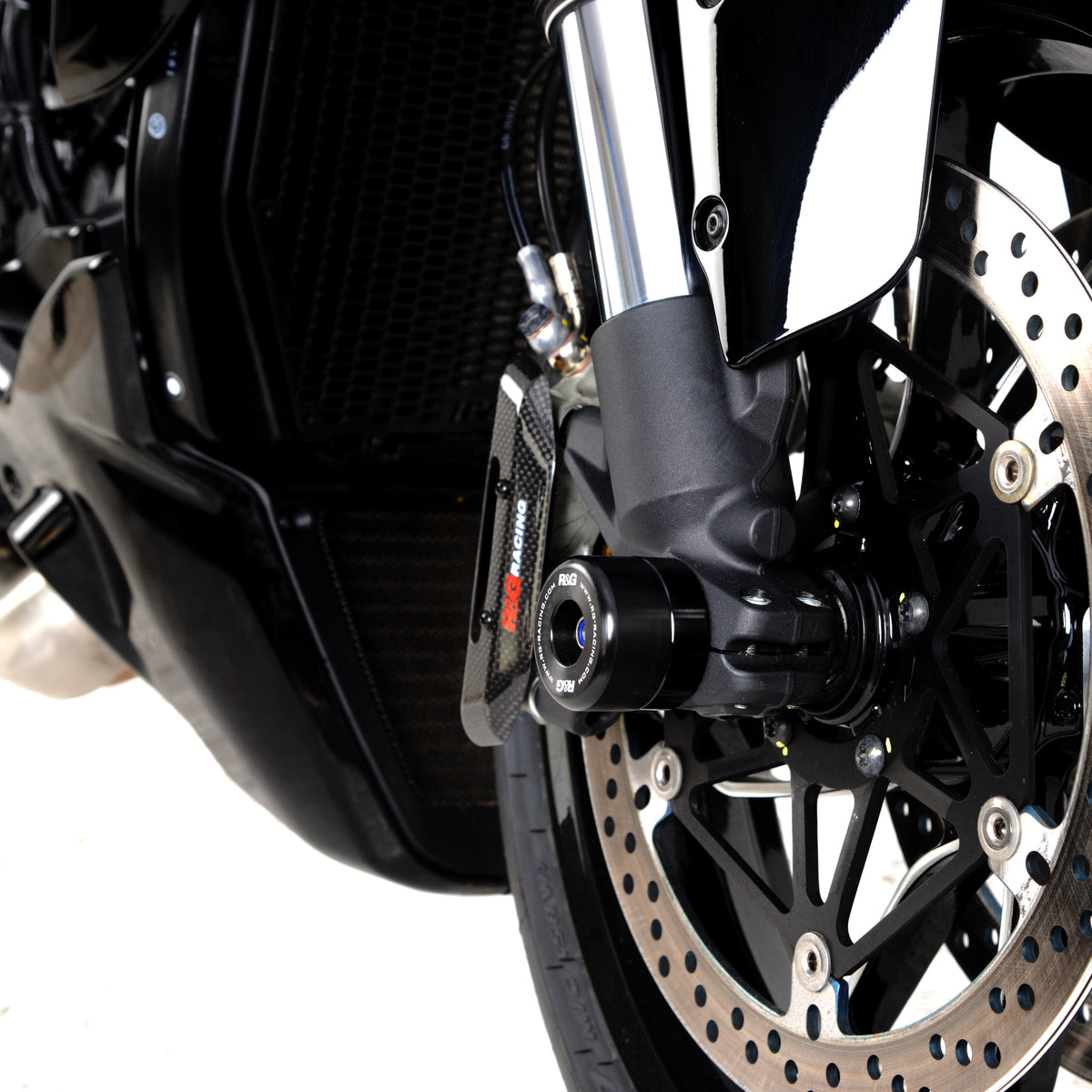 R&G Fork Protectors | Black | Ducati Diavel V4 '23- - Pyramid Motorcycle Accessories