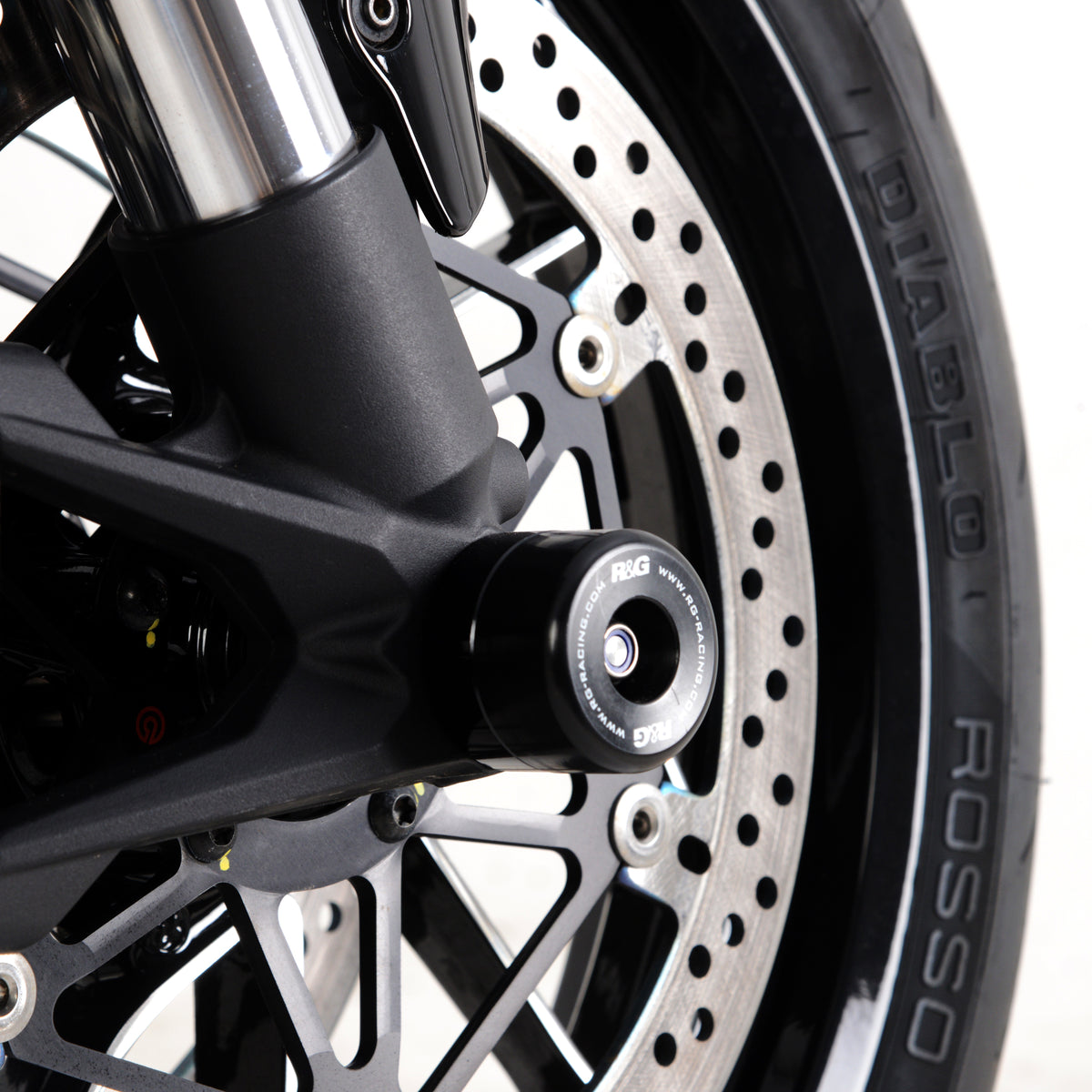R&G Fork Protectors | Black | Ducati Diavel V4 '23- - Pyramid Motorcycle Accessories