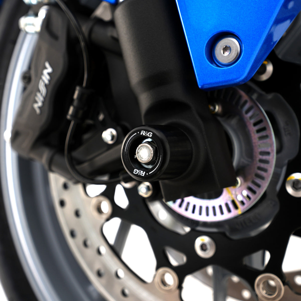 R&G Fork Protectors | Black | Suzuki V-Strom 800RE '23-, GSX-8R '24- - Pyramid Motorcycle Accessories
