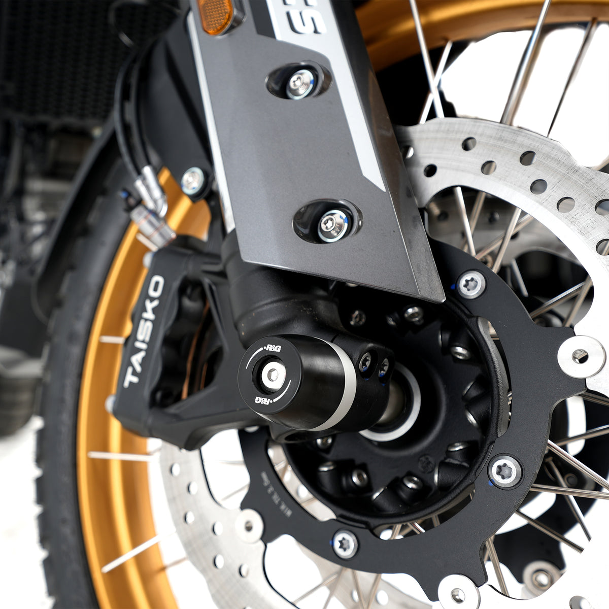 R&G APEX Fork Protectors | Black | Kove 800X '25-, 800X PRO '24-, 800X Rally '25- & 800X Touring '25- - Pyramid Motorcycle Accessories