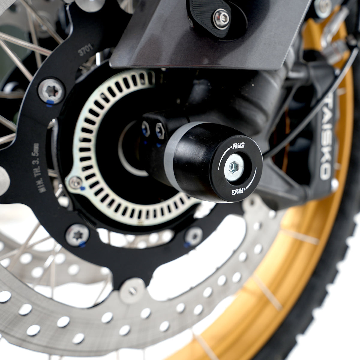 R&G APEX Fork Protectors | Black | Kove 800X '25-, 800X PRO '24-, 800X Rally '25- & 800X Touring '25- - Pyramid Motorcycle Accessories