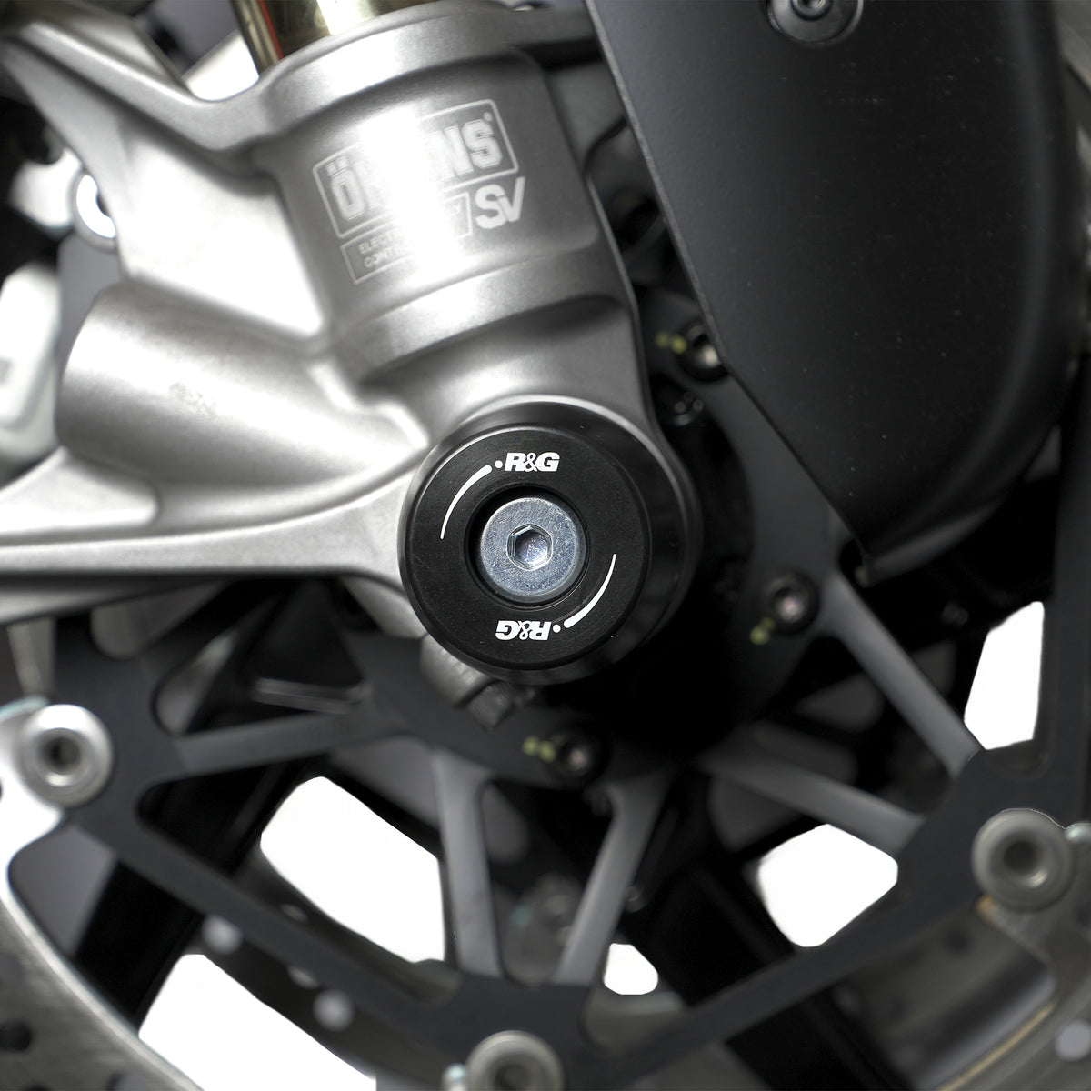 R&G APEX Fork Protectors | Black | Ducati Panigale V4(S) '25-, Streetfighter V4 S '25-, Scrambler 1100 '18-25 & Scrambler 1100 Pro '20-25