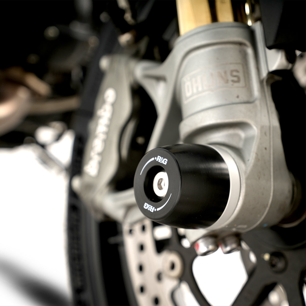 R&G APEX Fork Protectors | Black | Ducati Panigale V4(S) '25-, Streetfighter V4 S '25-, Scrambler 1100 '18-25 & Scrambler 1100 Pro '20-25