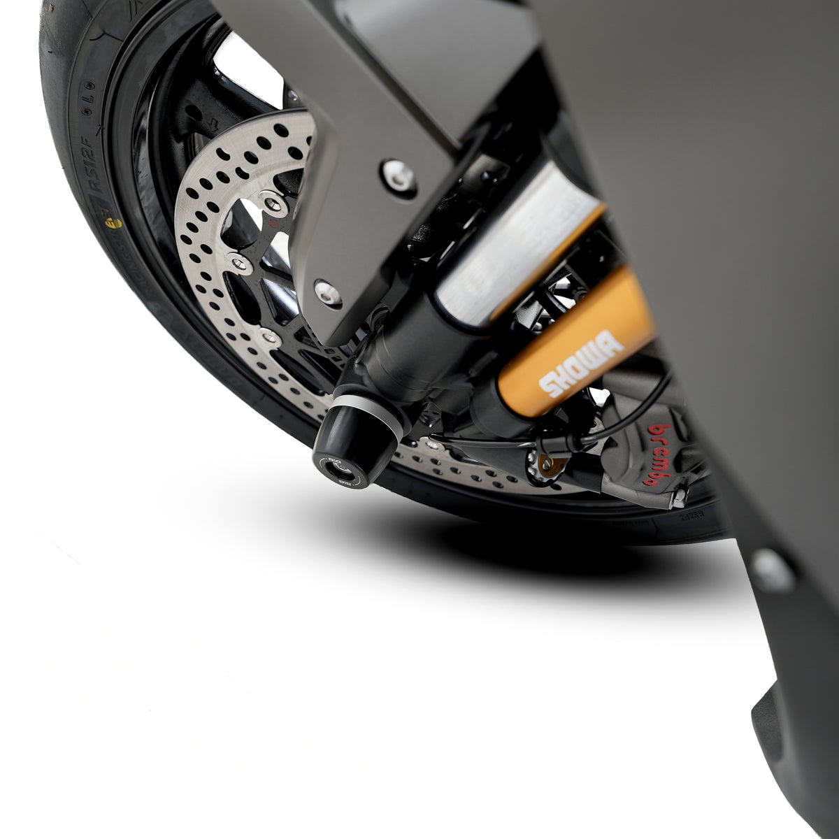 R&G APEX Fork Protectors | Black | Kawasaki ZX-10R '16- & ZX-10RR '21- - Pyramid Motorcycle Accessories