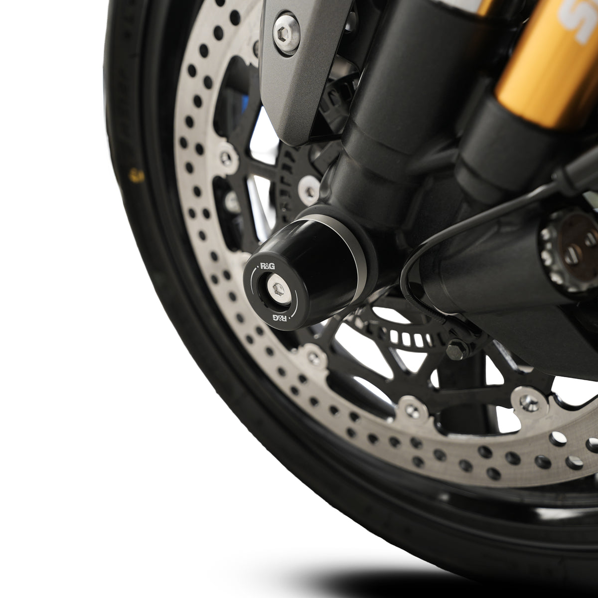 R&G APEX Fork Protectors | Black | Kawasaki ZX-10R '16- & ZX-10RR '21-