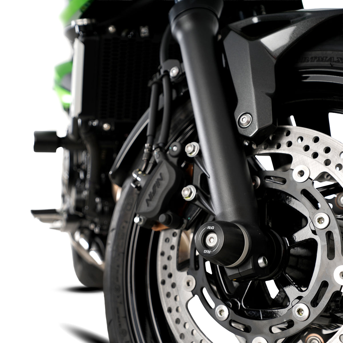 R&G APEX Fork Protectors | Black | Kawasaki Z650 S ‘26-, Z650, Ninja 650 '17-, Ninja 7 Hybrid Hev, Z7 Hybrid Hev '24- & Z650RS '21-