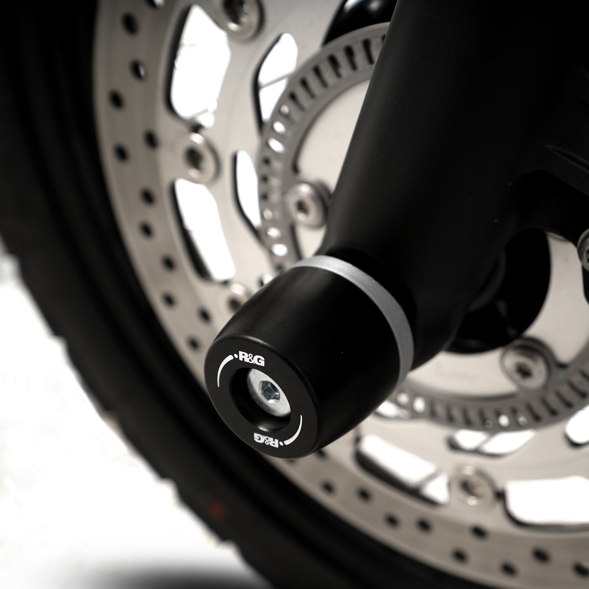R&G APEX Fork Protectors | Black | Triumph Scrambler 900 '23-