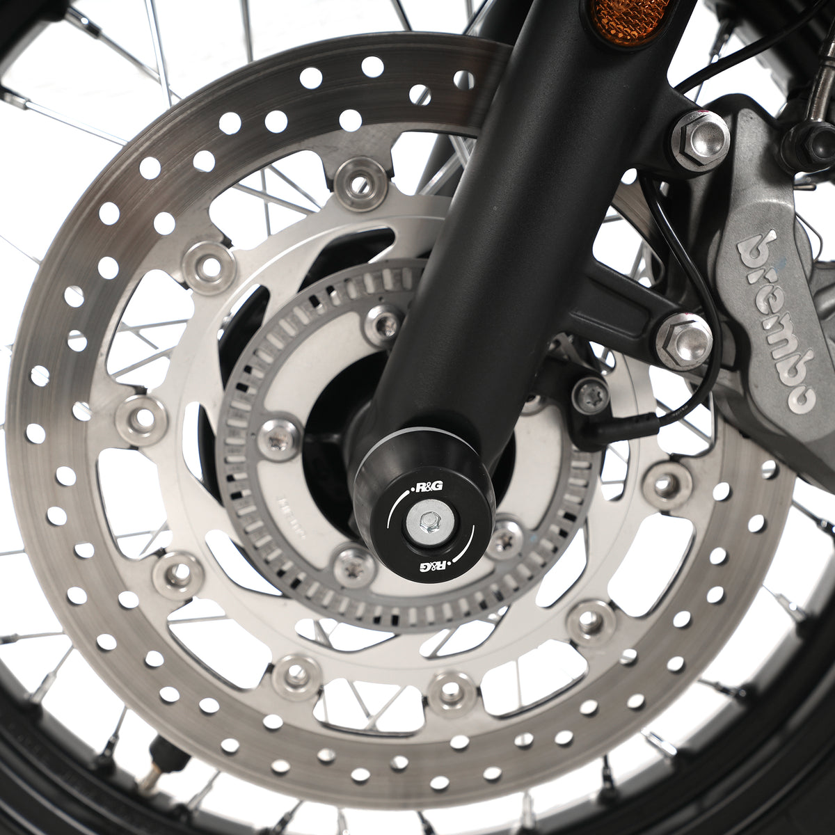 R&G APEX Fork Protectors | Black | Triumph Scrambler 900 '23-