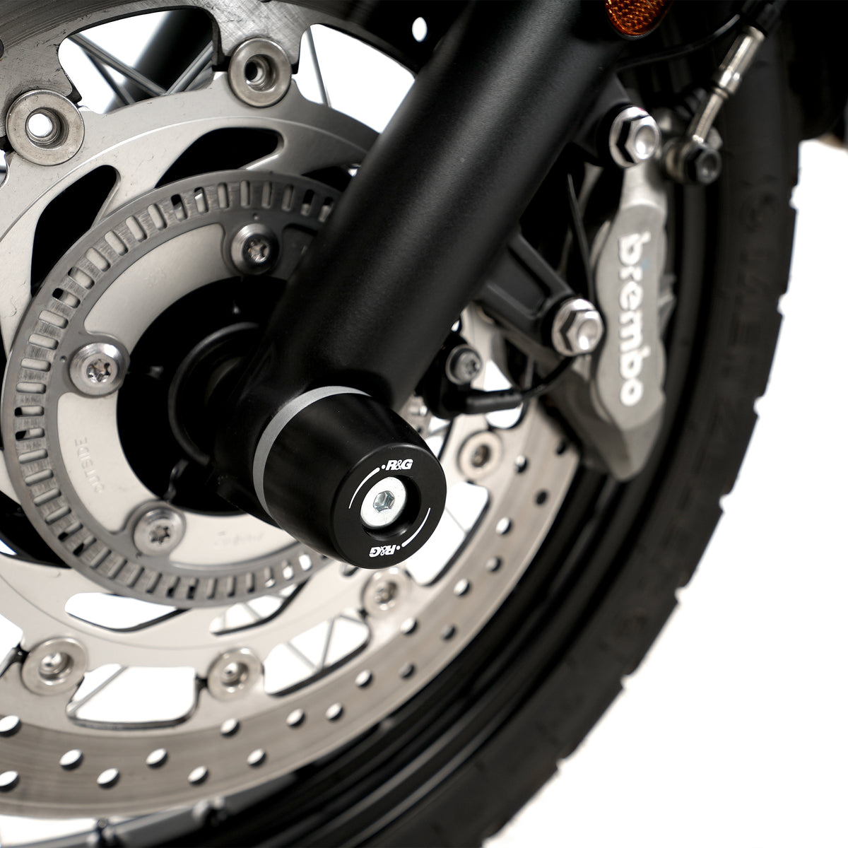R&G APEX Fork Protectors | Black | Triumph Scrambler 900 '23-