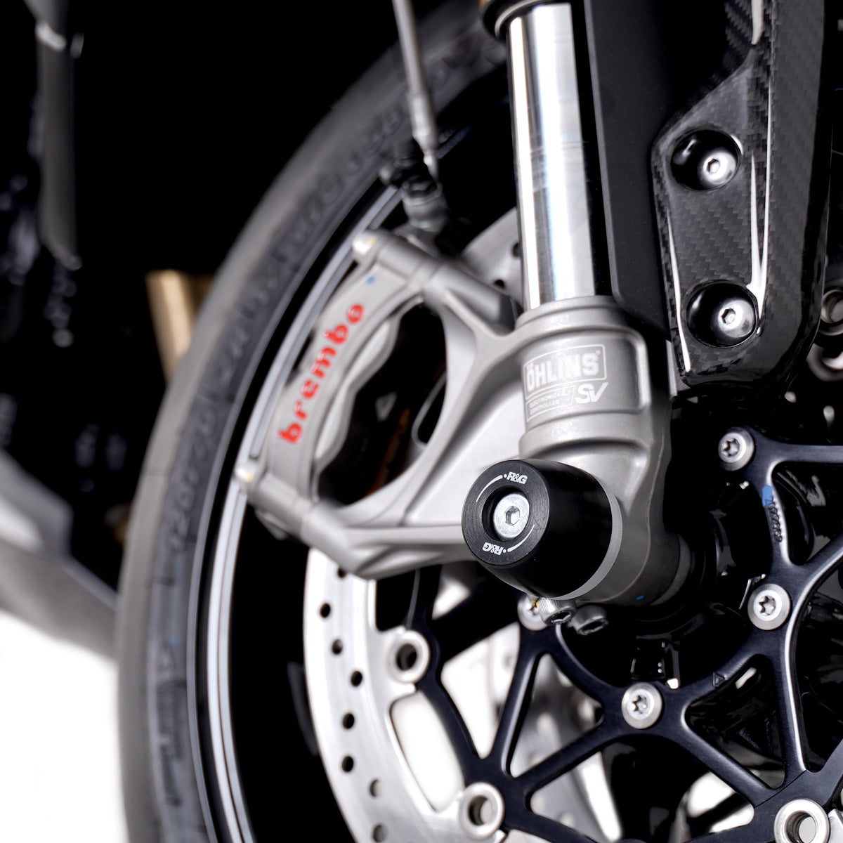 R&G APEX Fork Protectors | Black | Triumph Models