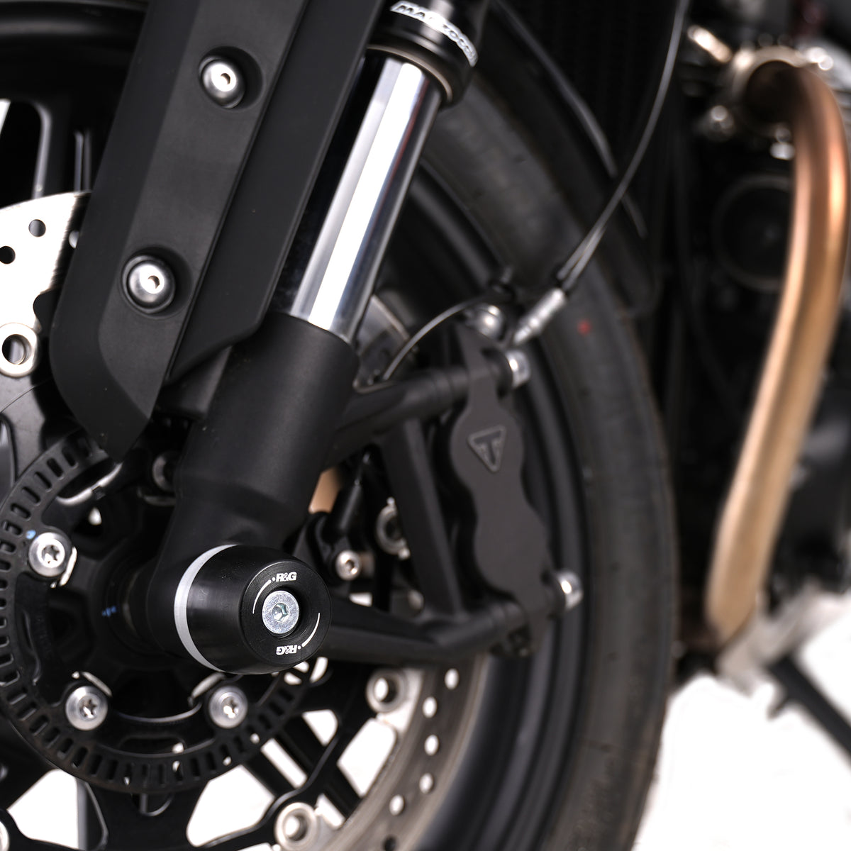 R&G APEX Fork Protectors | Black | Triumph Speed Twin 900 '25- & Speed Twin 1200 '24-