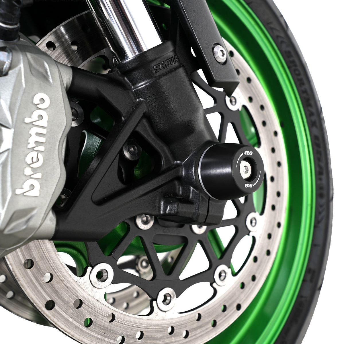 R&G APEX Fork Protectors | Black | Kawasaki Z1100 '26-