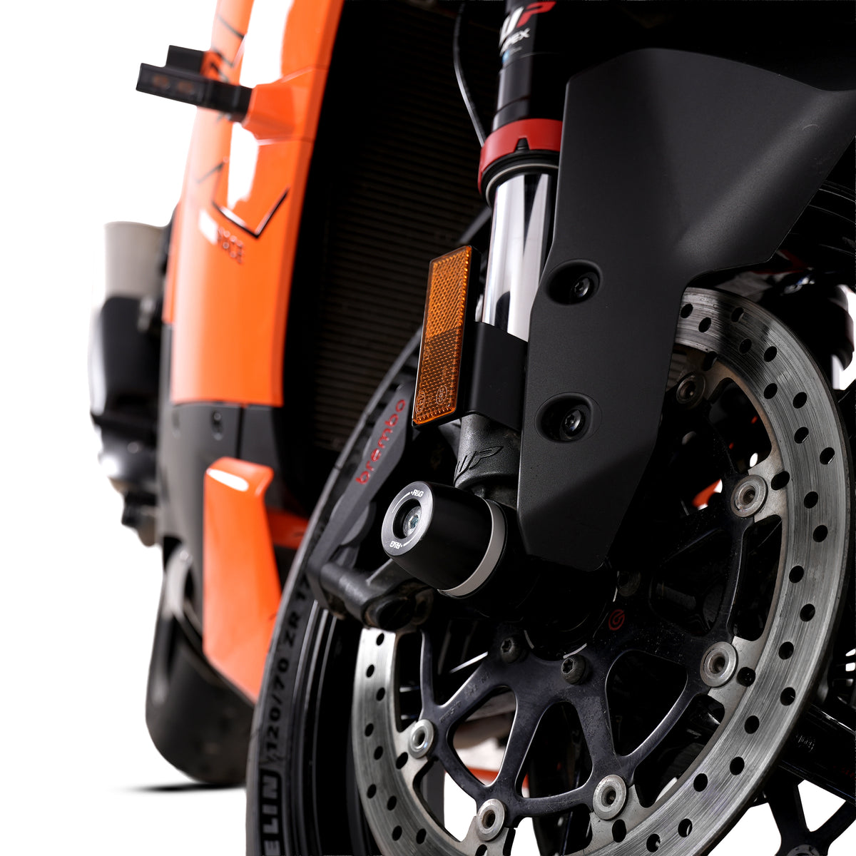 R&G APEX Fork Protectors | Black | KTM 990 RC R '26- & 790 Duke '26-