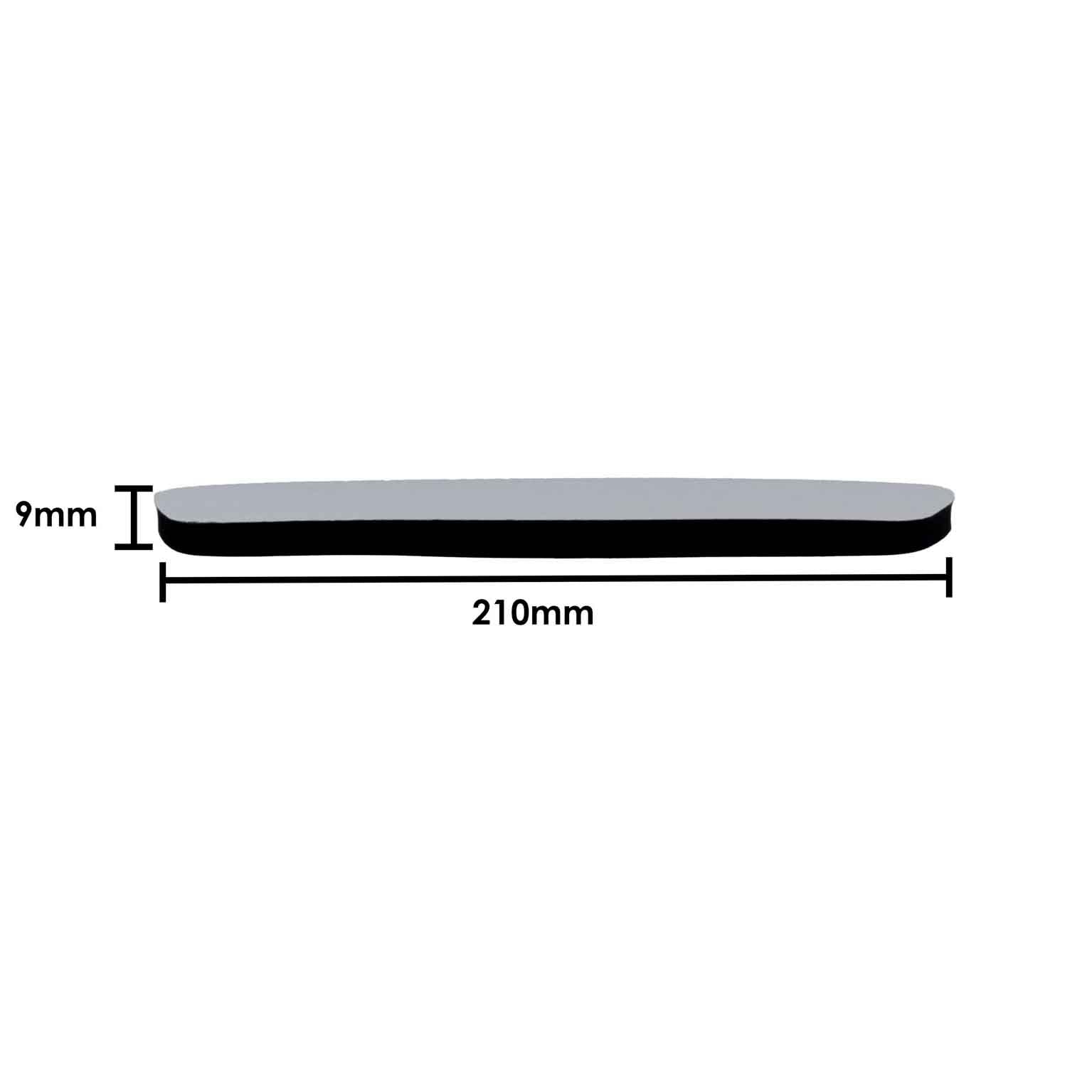 Pyramid Classic Seat Pad | Black | Universal 210mm x 9mm - Pyramid Motorcycle Accessories