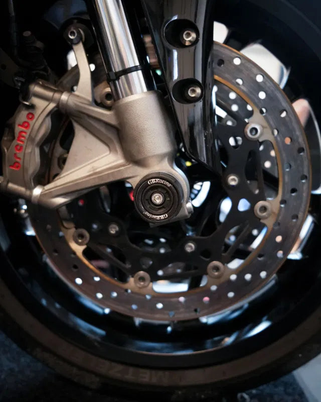 GBRacing Spindle Protector | Full Set | Yamaha R1 2015>2025 - Pyramid Motorcycle Accessories