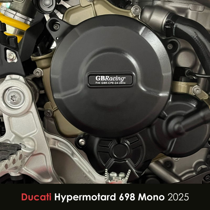 GBRacing Engine Cover - Clutch | Ducati Hypermotard 698 Mono 2025>Current - Shop name