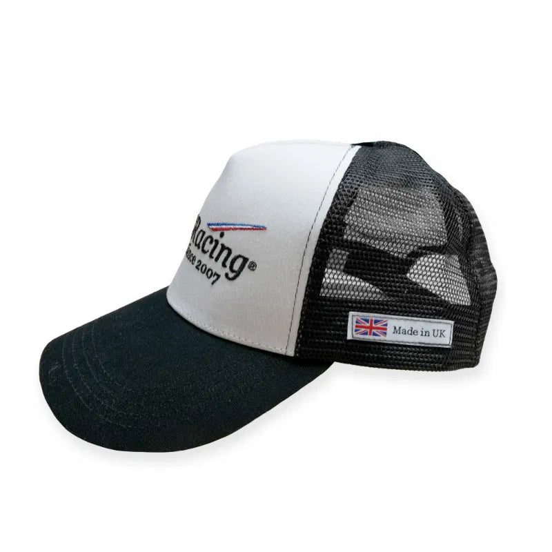 GBRacing Trucker Cap | Black/White - Pyramid Motorcycle Accessories