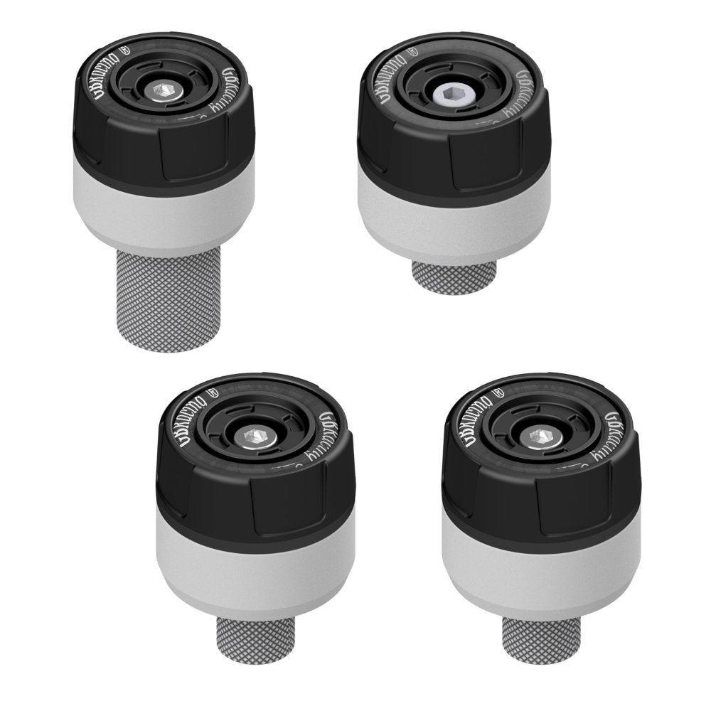 GBRacing front and rear spindle protector set for Ducati Desert X
