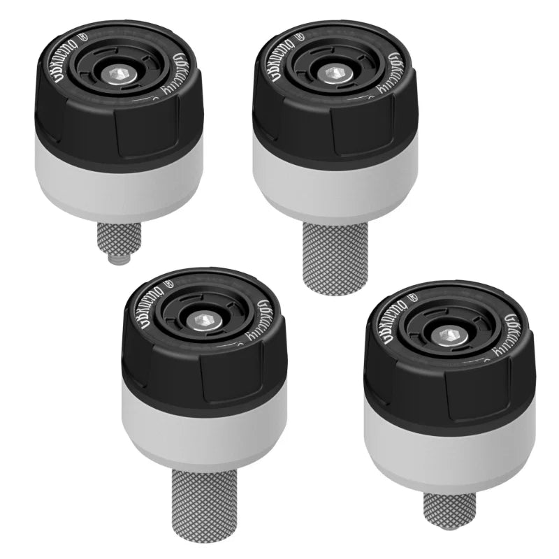 GBRacing Spindle Protector Set - Front and Rear | Suzuki GSX-R750 - Pyramid Motorcycle Accessories