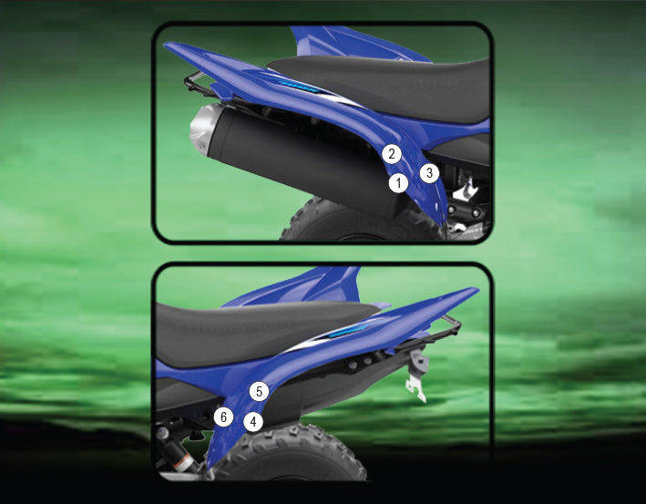 Eazi-Grip Stone Chip Protection Kit | Clear - Matte | Yamaha YFM700R 2006>Current