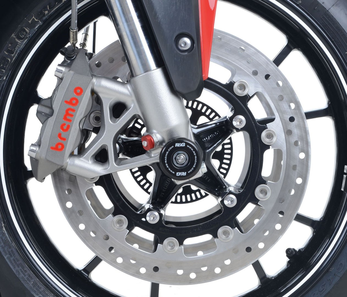 R&G Fork Protectors | Black | Triumph Speed Triple S '11-, Speed Triple RS '18-, Speed Triple 1200 RS '21-, Speed Triple 1200RR '22- & Speed Triple 1200RX '25- - Pyramid Motorcycle Accessories