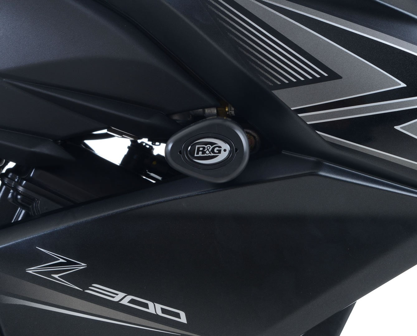 R&G Crash Protectors | White | Kawasaki Z 250 SL 2013>2018 & Kawasaki Z 300 2015>2018
