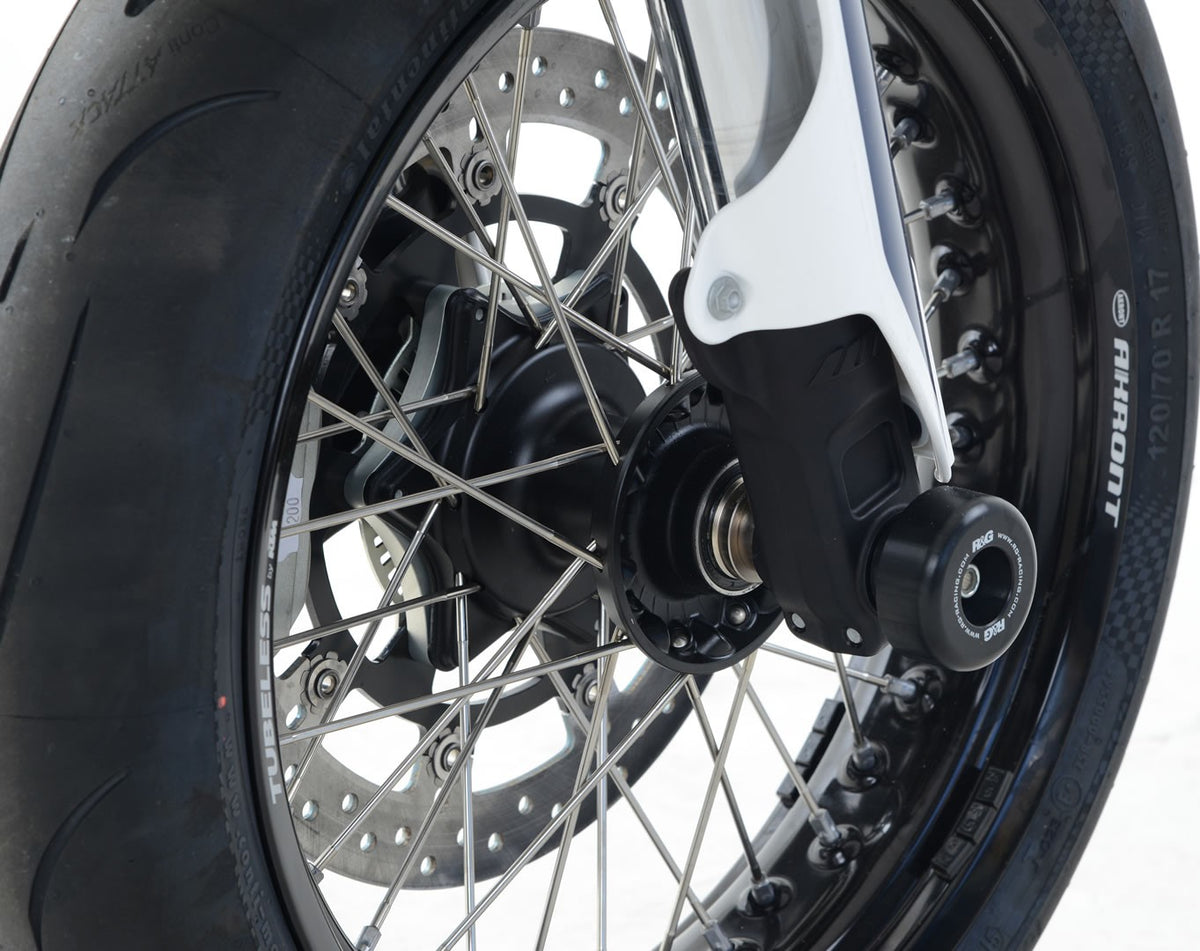 R&G Fork Protectors | Black | Husqvarna 701 Supermoto '16- '24
