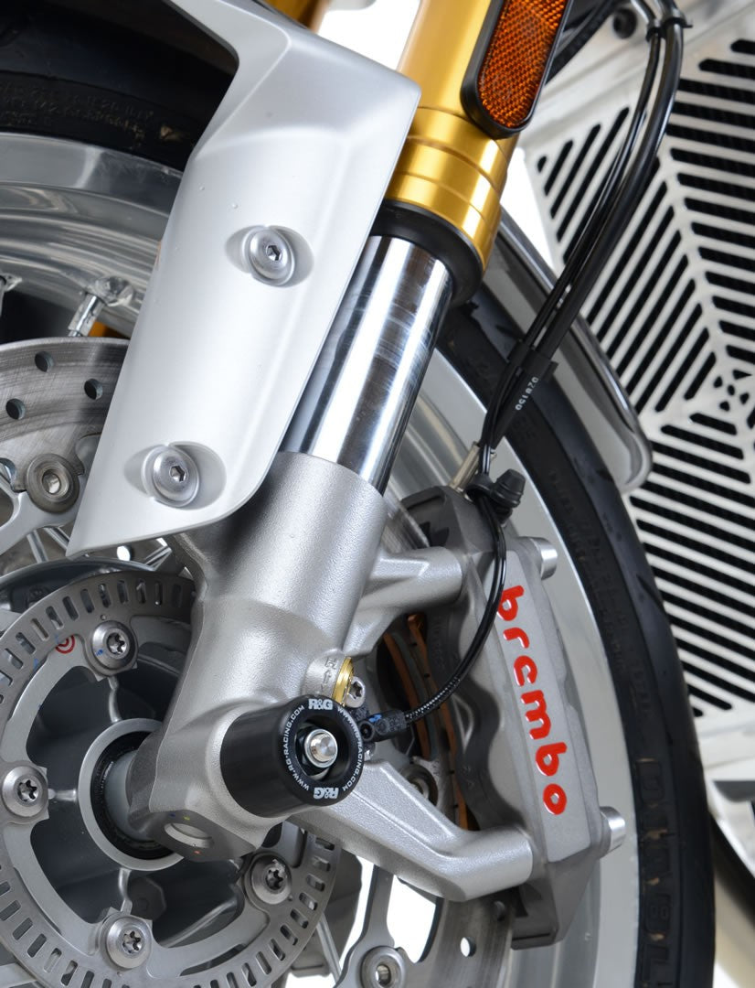 R&G Fork Protectors | Black | Triumph Thruxton 1200R '16- / Speed Twin 1200 โ19-'20