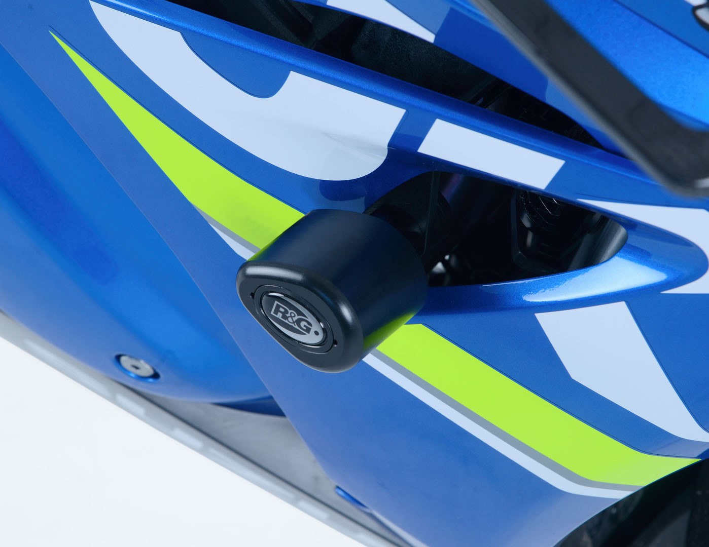 R&G Crash Protectors | White | Suzuki GSX-R1000R 2017>2024 & Suzuki GSX-R1000 2017>2022
