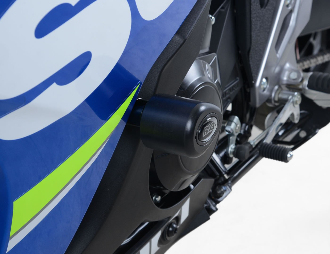 R&G Crash Protectors | White | Suzuki GSX 250 R 2017>2020 & Suzuki V-Strom 250 2017>2020