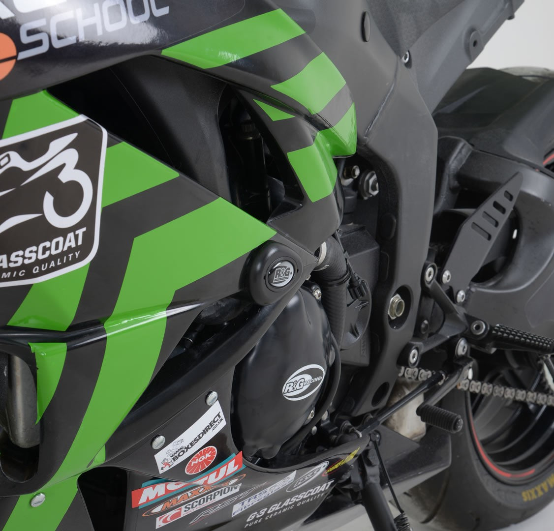R&G Crash Protectors | Black | Kawasaki Ninja ZX6-R 2009>2012