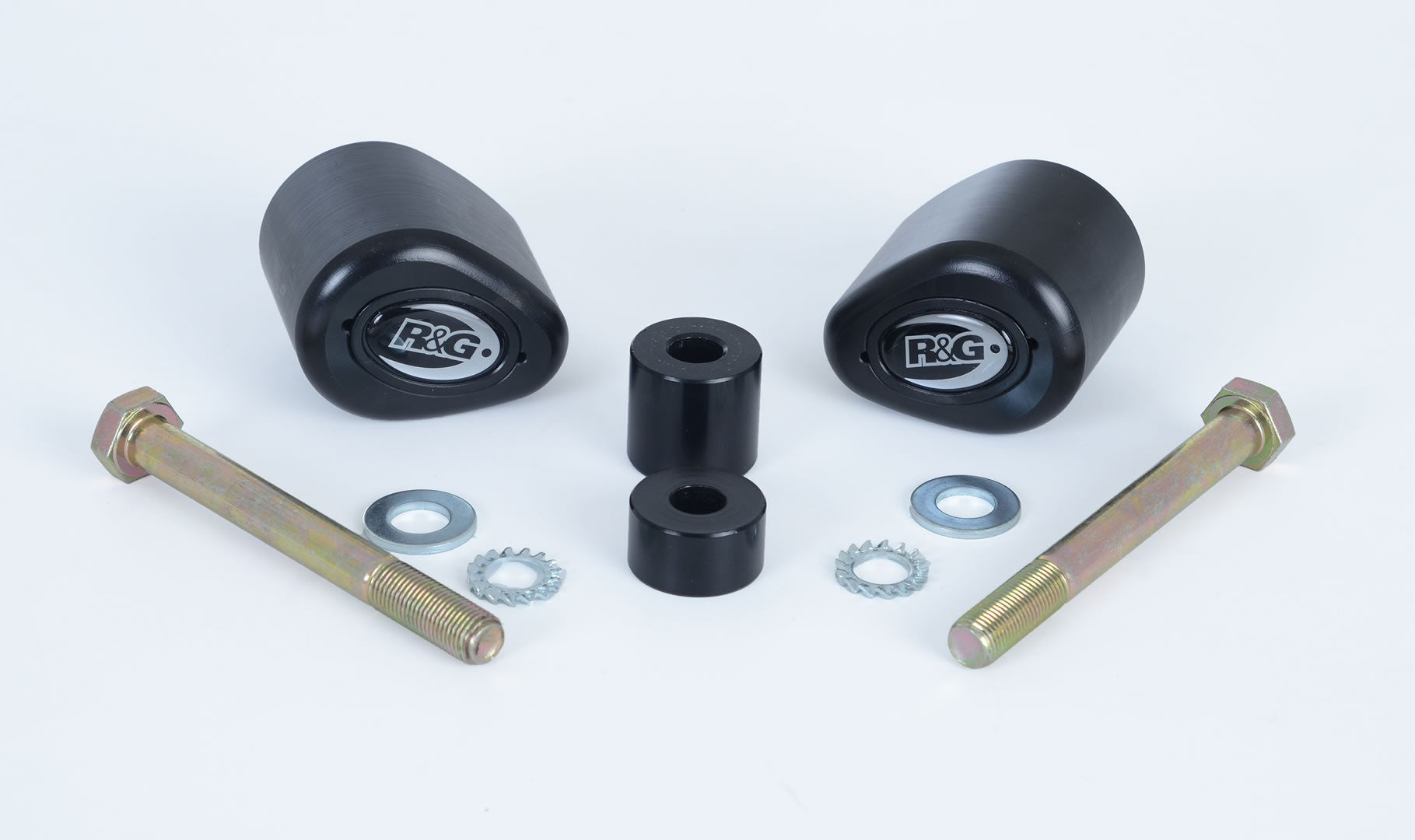 R&G Crash Protectors | Black | Triumph Speed Triple 1050 S 2016>2018 & Triumph Speed Triple 1050 2011>2015 & Triumph Speed Triple 1050 R 2012>2018 & Triumph Speed Triple 1050 RS 2018>2020 - Pyramid Motorcycle Accessories