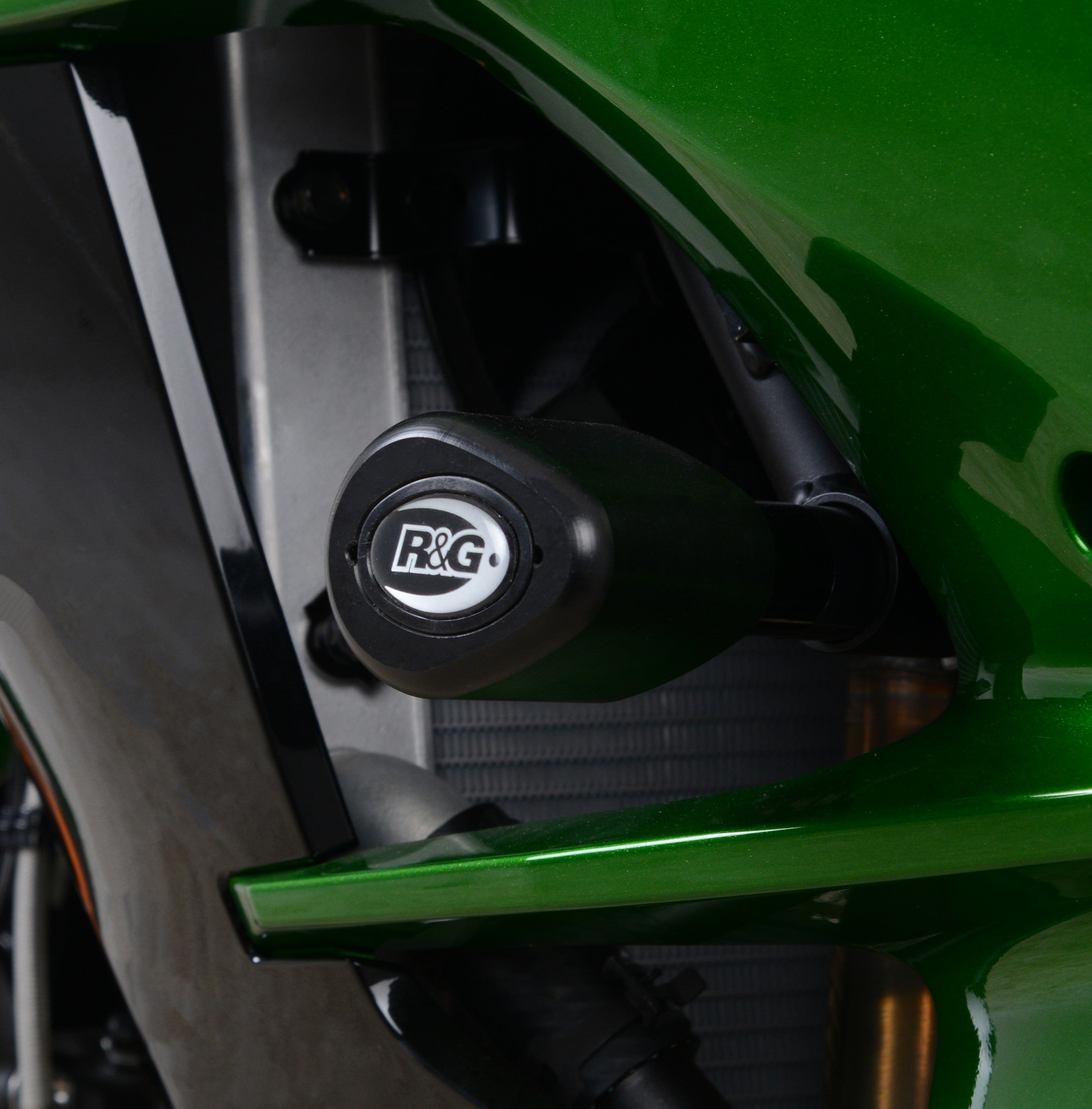 R&G Crash Protectors | White | Kawasaki Ninja H2 SX 2018>2022 - Pyramid Motorcycle Accessories