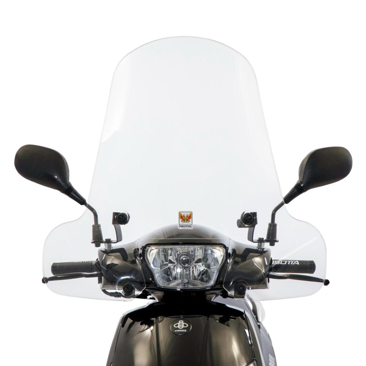 Isotta Classic Screen | Clear | Peugeot Kisbee 125 - Pyramid Motorcycle Accessories