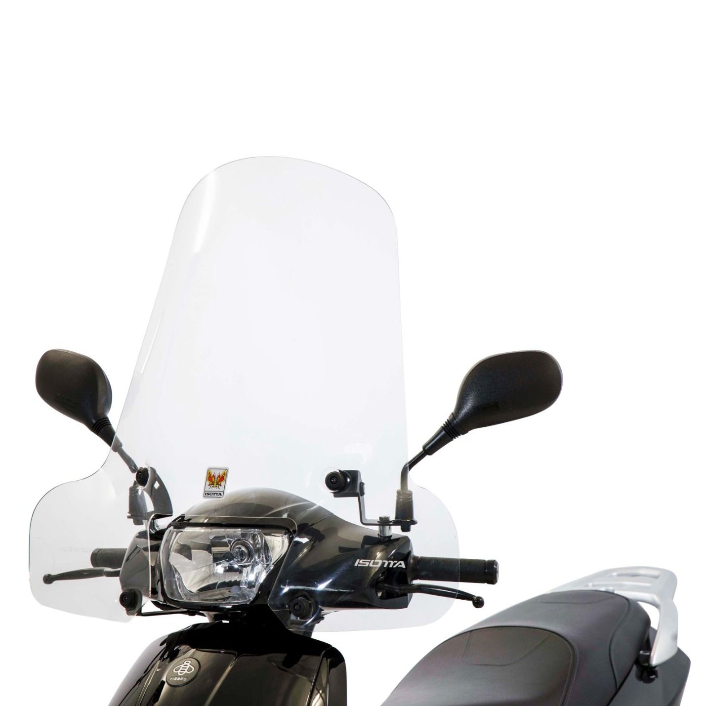 Isotta Classic Screen | Clear | Peugeot Kisbee 125 - Pyramid Motorcycle Accessories