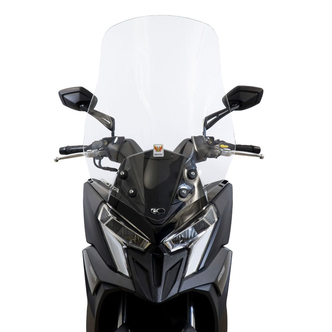Isotta Classic Screen | Clear | Kymco Dink-R 125-150, Dink Flat 125-150 - Pyramid Motorcycle Accessories