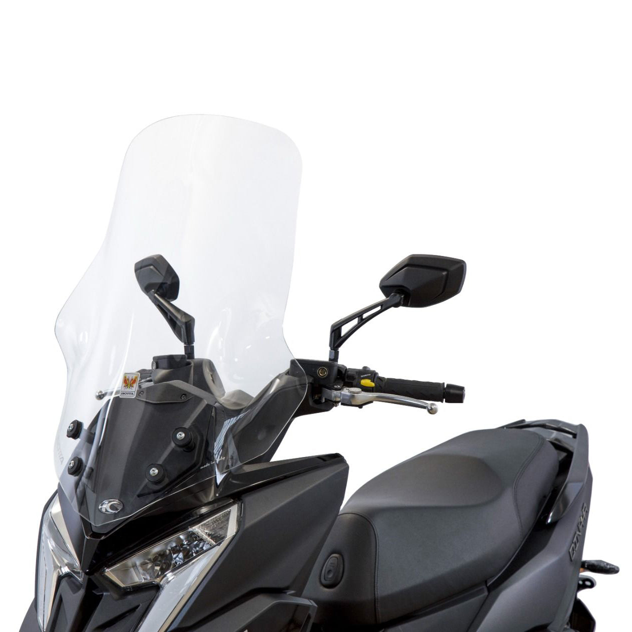 Isotta Classic Screen | Clear | Kymco Dink-R 125-150, Dink Flat 125-150 - Pyramid Motorcycle Accessories