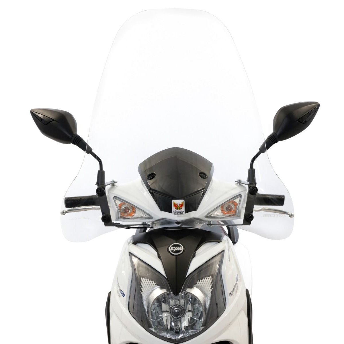 Isotta Classic Screen | Clear | Sym Symphony SR 125 2025> - Pyramid Motorcycle Accessories