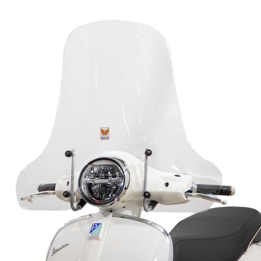 Isotta Classic Screen | Clear | Clear | Vespa GTS 300 2023 - Pyramid Motorcycle Accessories